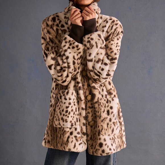 Cabi Women's Leopard Coat Size Large Brand New! MSRP $249 Get it for a low price - Picture 2 of 7